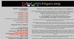 Desktop Screenshot of fasolamichigan.org